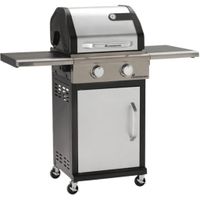 Landmann Gasgrill Grillwagen Triton 2 Grillfläche 48x44cm silber 12901