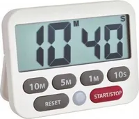 TFA Timer Digitální časovač a stopky, bílé Bílé digitální (38.2038.02)