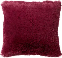 FLUFFY - Kissenhülle Red Plum 45x45 cm