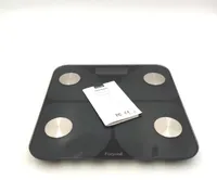 Körperfettwaage, Personenwaage Digital Waage 2025 Mit Körperfett und Muskelmasse mit APP 180kg /400lbs, Waage Personen Bluetooth Körperwaage für Körperfett, BMI, Gewicht, Wasser und Muskelmasse