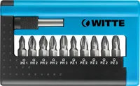 Witte Combitbox 11 PH/PZ 1-3, Bitbox mit 10 Bits + Halter + Kreuzschlitzaufnahme