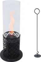 VORNADO Ethanol Tischfeuerstelle | stilvoll | langlebig | 20 x 20 x 50 cm