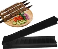 Kabob Spieß, Kebab Maker, Kebab Presse, Manuelles Kabob, langer Koch Kebab Maker, Outdoor Grillutensilien (Schwarz)