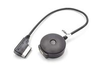 vhbw AUX USB Audio Adapter Kabel KFZ Radio kompatibel mit Audi A3, A4, A1, TT, Q5, Q7, A8, A5, A6 Auto, Autoradio - USB, Bluetooth
