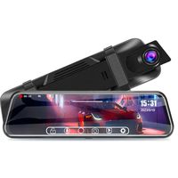 Digital Rückspiegel mit Full HD Dashcam DVR & Rückfahrkamera 10" Touchscreen