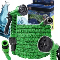 Gartenschlauch 30 M Dehnbar Flexibel Sprinkler + Pistole + Kupplung