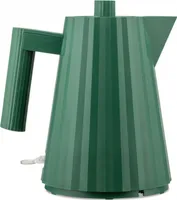 Alessi Wasserkocher Plissé - Trockengehschutz - grün - Michele de Lucchi - 1 Liter - MDL06/1 GR