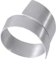 Serviettenring, Edelstahl, matt poliert, Ø3,5 cm, 3 cm Breite