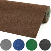 Kunstrasen Braun 400 x 600 cm Eckig Rasenteppich mit Noppen für Balkon Terrasse oder Pool