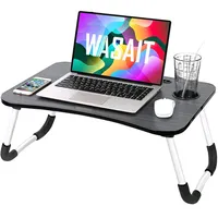 Klappbarer Laptoptisch fürs Bett, Betttisch Laptop Ständer Notebooktisch