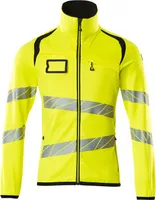 Mascot Fleecepullover mit Reißverschluss Accelerate Safe 19103, Farbe:hi-vis gelb/schwarz, Größe:4XL