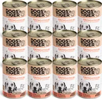 Dogs’n Tiger Adult Premium Hundefutter, Nassfutter, Getreidefrei, Gaumenfreude, Geflügel & Süßkartoffel,   12x 400g
