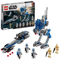 LEGO 75280 Star Wars Clone Troopers der 501. Legion, Bauset mit Kampfdroiden und AT-RT Walker