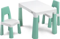 IKS2 Toyz MONTI Kindertisch mit 2 Stühlen Kindermöbel Set Tisch 2xStuhl - Minze