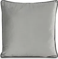 Eurofirany Kopfkissenbezug 45x45 cm silber Biese