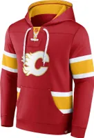 Fanatics - NHL Calgary Flames Iconic Exclusive Pullover Hoodie : Rot XL Farbe: Rot Größe: XL