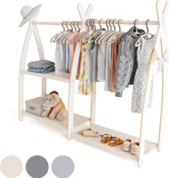 MAMOI® Vešiak na oblečenie do detskej izby | vešiak na detské oblečenie 95x106x32cm / 53x95x32cm | vešiak na detské oblečenie | vešiak na kabáty | det