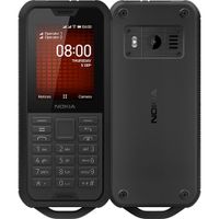 Nokia 800 Tough - Balken - Dual-SIM - 6,1 cm (2.4 Zoll) - 2 MP - 2100 mAh - Schwarz