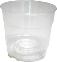 Set10 10 St. Kulturtopf für Orchideen tranparent Pflanztopf  Ø 12,00 cm H 11,50 cm
