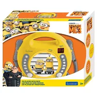 Lexibook Przenośny odtwarzacz CD z 2 mikrofonami Minionki