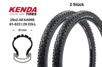 2 Stück 29 Zoll KENDA KADRE Fahrrad Reifen 61-622 MTB Mountain Bike 29x2.40 tire