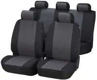 WALSER potah na autosedačku Pineto kompletní sada, univerzální potahy na autosedačky černo-šedé, potahy na autosedačky polyester 12435