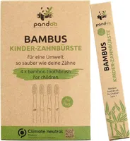 PANDOO Kinder-Zahnbürste 4er Pack