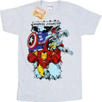 Marvel - T-Shirt für Herren BI37588 (XXL) (Grau meliert)