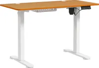 Vinsetto Biurko z regulacją wysokości Elektryczne 120 x 60 cm Biurko komputerowe z 3 kontrolkami pamięci, Ergonomiczne biurko do pracy siedzącej, Naturalne