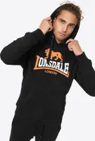 Lonsdale Thurning Hoodie Schwarz Gre L