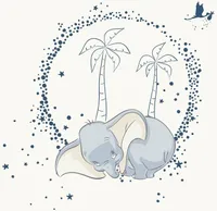 Disney Dumbo puszysty koc przytulanka 110 x 150 cm
