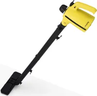 H.Koenig NV700 2 v 1, koště a ruční parní čistič, parní čistič 1050 W, 3,5 bar, až 138 stupňů, 350 ml vody, žlutý, plastový