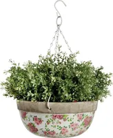 WENKO Blumenampel - ROSENDEKOR - Hängeampel