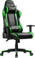 Herná stolička GTPLAYER, kancelárska stolička, ergonomický dizajn, látkový povrch s hojdacou funkciou, vrátane bedrových a krčných vankúšov, kvalitný 5-hviezdičkový rám