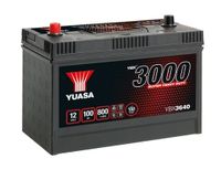 Autobatterie YUASA 12 V 100 Ah 800 A/EN YBX3640 L 329mm B 173mm H 240mm NEU