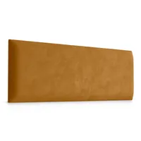 Muralo Polsterpaneel WANDKISSEN Wandpolster Bettkopfteil Wandpaneel Gelb 90 cm x 30 cm