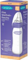 Lansinoh Weithalsflasche Glas 160 ml mit Sauger S 1 St