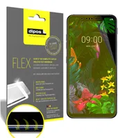 2x Schutzfolie für LG G8s ThinQ Folie, 100% Displayabdeckung, dipos Flex