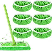 6 Stück wiederverwendbar für Swiffer Bodenwischer, trockene Bodentücher für Swiffer Kehrwischer, nasse und trockene Universal-Bodentücher zum Reinigen