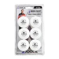 Loptičky na stolný tenis JOOLA Rossi Champ 6 white - 44300