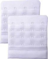 Skin Wrap Accessories BH Verlängerung 2er-Set BH Verschluss Erweiterung Bra Extender BH Verschluss Verlängerung 1er, 2er oder 3er Haken in Schwarz Weiß Haut