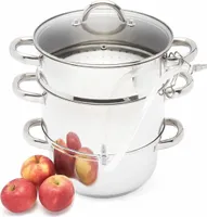 Dampfentsafter Induktion Entsafter Saftpresse Obst Edelstahl KÖNIGHOFFER 5 L