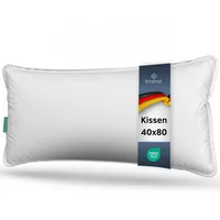 KNERST® Federkissen -  Germany - Kopfkissen mit Feder Füllung - Größe: 40x80 cm