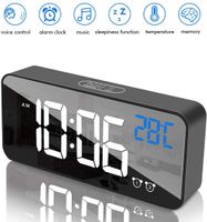 Uhren820W Digitaluhr Wecker Digitalwecker Reisewecker Tischuhr mit Nachtsensor 