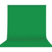 2 * 3m / 6,6 * 10ft Professioneller Green Screen Hintergrund Studiofotografie Hintergrund Waschbar Langlebiges Polyester-Baumwollgewebe Nahtloses, einteiliges Design fuer Portraet-Produktaufnahmen