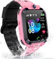 Smartwatch Kinder, Wasserdicht Telefon Uhr Kinder Intelligente Anruf SOS Voice Chat Touchscreen Smart Watch Kinder Spiel Digitalkamera Wecker, Geschenk