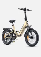 2025 Engwe L20 3.0 Boost E-Bike E-Bike Klappräder Herren Damen City E-Hollandräder Elektrofahrrad ​​2 Stunden 8A-Schnellladung Gold