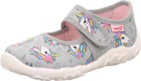 Superfit Mädchen Hausschuh Bonny 1-00283- Einhorn 3 Farben Gr.25-35 grau-EUR 31