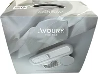 Avoury One Teemaschine | Tee-Kapselmaschine | Inklusive Wasserfilter und 8 Teesorten in Kapseln | Farbe: Silver/White