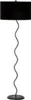 Opviq, Snake - Black, Stehlampe, METALLKÖRPER, Schwarz, 160 x 40 x 40 cm